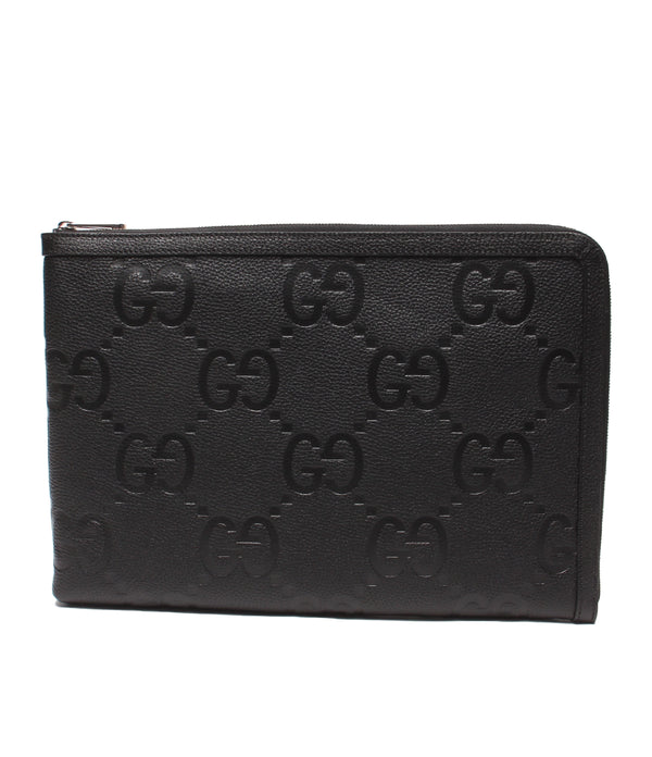 美品 GUCCI クラッチバッグ ジャンボGG 792262 520981 メンズ グッチ