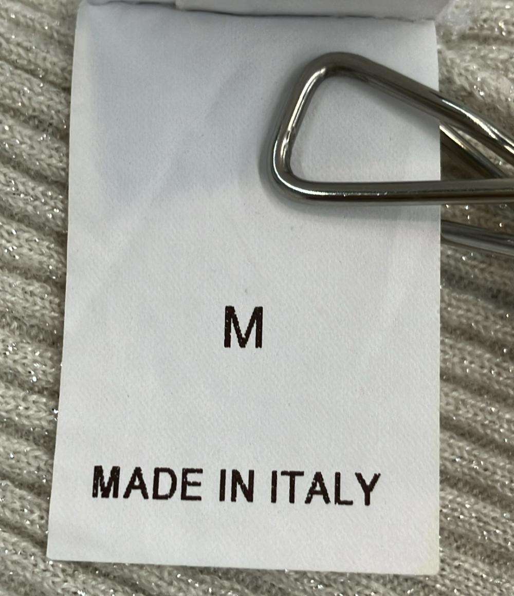 Brunello Cucinelli 半袖ニット ハイネック ラメ レディース SIZE M ブルネロクチネリ