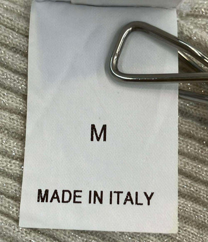 Brunello Cucinelli 半袖ニット ハイネック ラメ レディース SIZE M ブルネロクチネリ