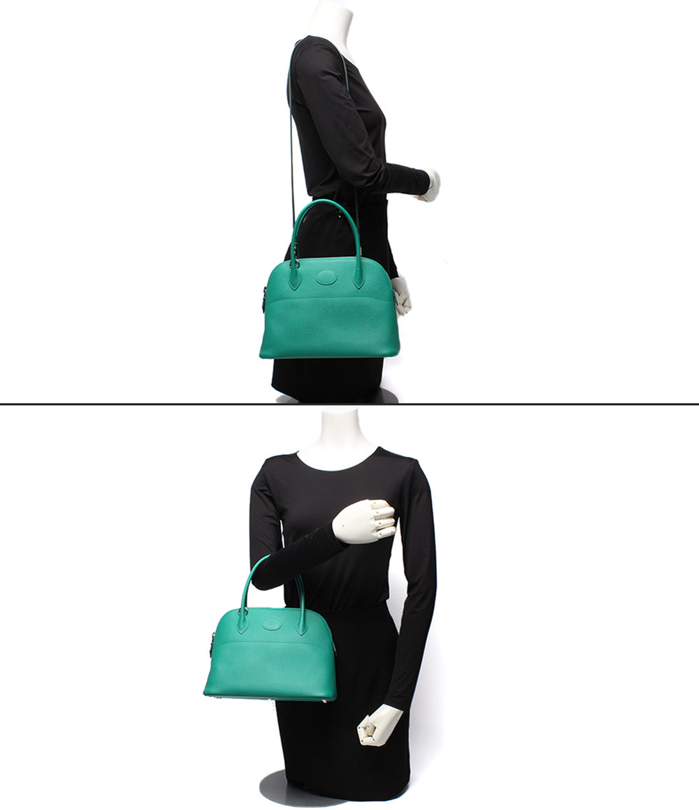 HERMES 2way ハンドバッグ ショルダーバッグ Z刻印 シルバー金具 肩掛け ヴォーエプソン ボリード27 レディース エルメス