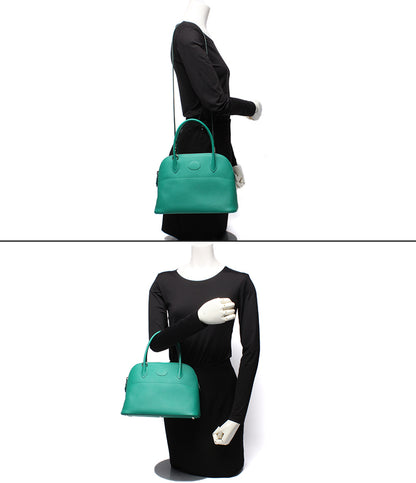 HERMES 2way ハンドバッグ ショルダーバッグ Z刻印 シルバー金具 肩掛け ヴォーエプソン ボリード27 レディース エルメス