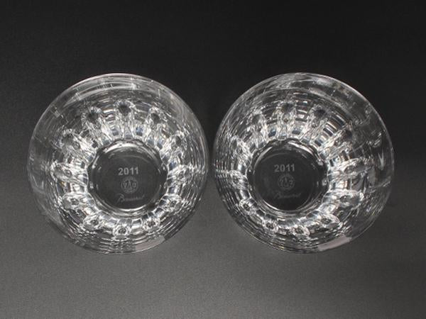 美品 Baccarat イヤーター グラス 2点セット ペア 2011 エトナ バカラ