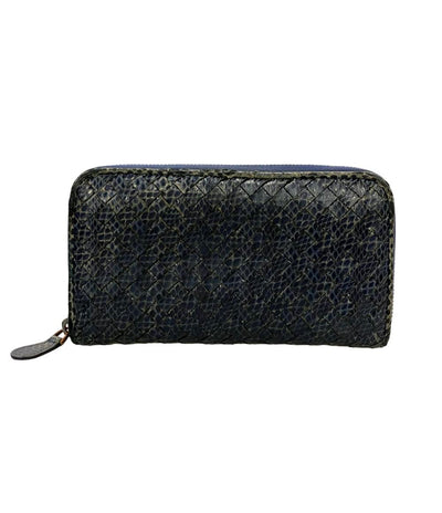 BOTTEGA VENETA ラウンドファスナー長財布 イントレチャート レディース ボッテガ・ヴェネタ