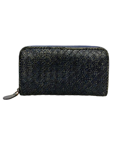 BOTTEGA VENETA ラウンドファスナー長財布 イントレチャート レディース ボッテガ・ヴェネタ