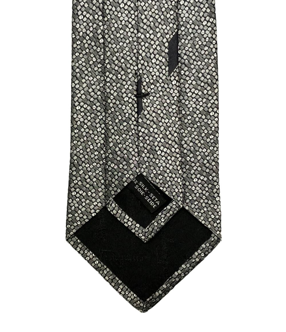 美品 Salvatore Ferragamo ネクタイ シルク100% メンズ サルヴァトーレフェラガモ