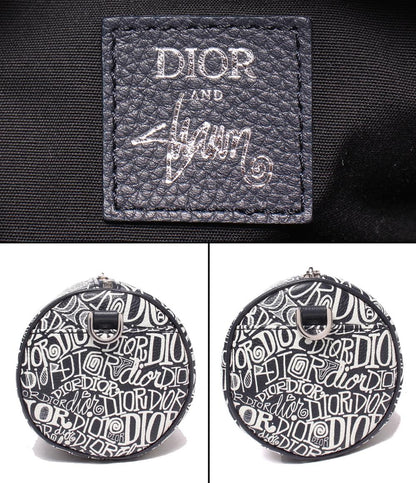 美品 Dior×STUSSY ショルダーバッグ 斜め掛け ROLLER ローラー 1ROPO061ZAD_H04E メンズ ディオール ステューシー