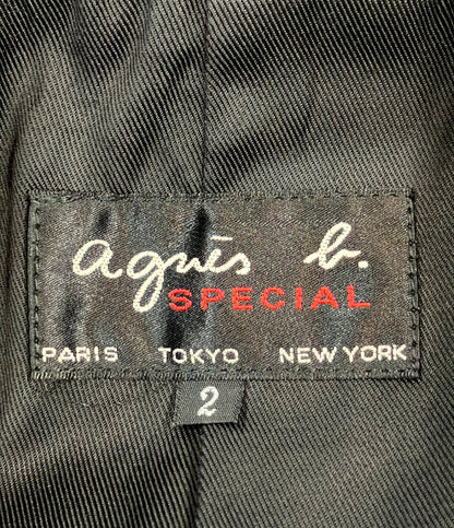 agnes b. SPECIAL レザージャケット レディース SIZE 2 (M) アニエスベー スペシャル