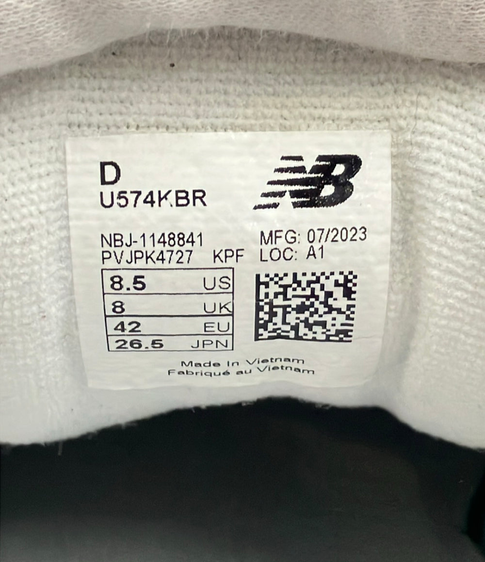 NEW BALANCE ローカットスニーカー 574 U574KBR メンズ SIZE 26.5 ニューバランス
