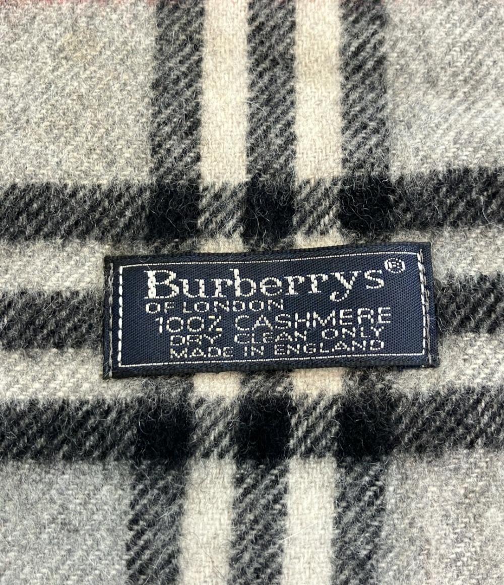 バーバリー マフラー チェック柄 カシミヤ100% レディース BURBERRY