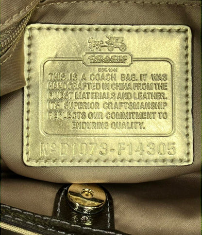 COACH トートバッグ オプアート F14305 レディース コーチ