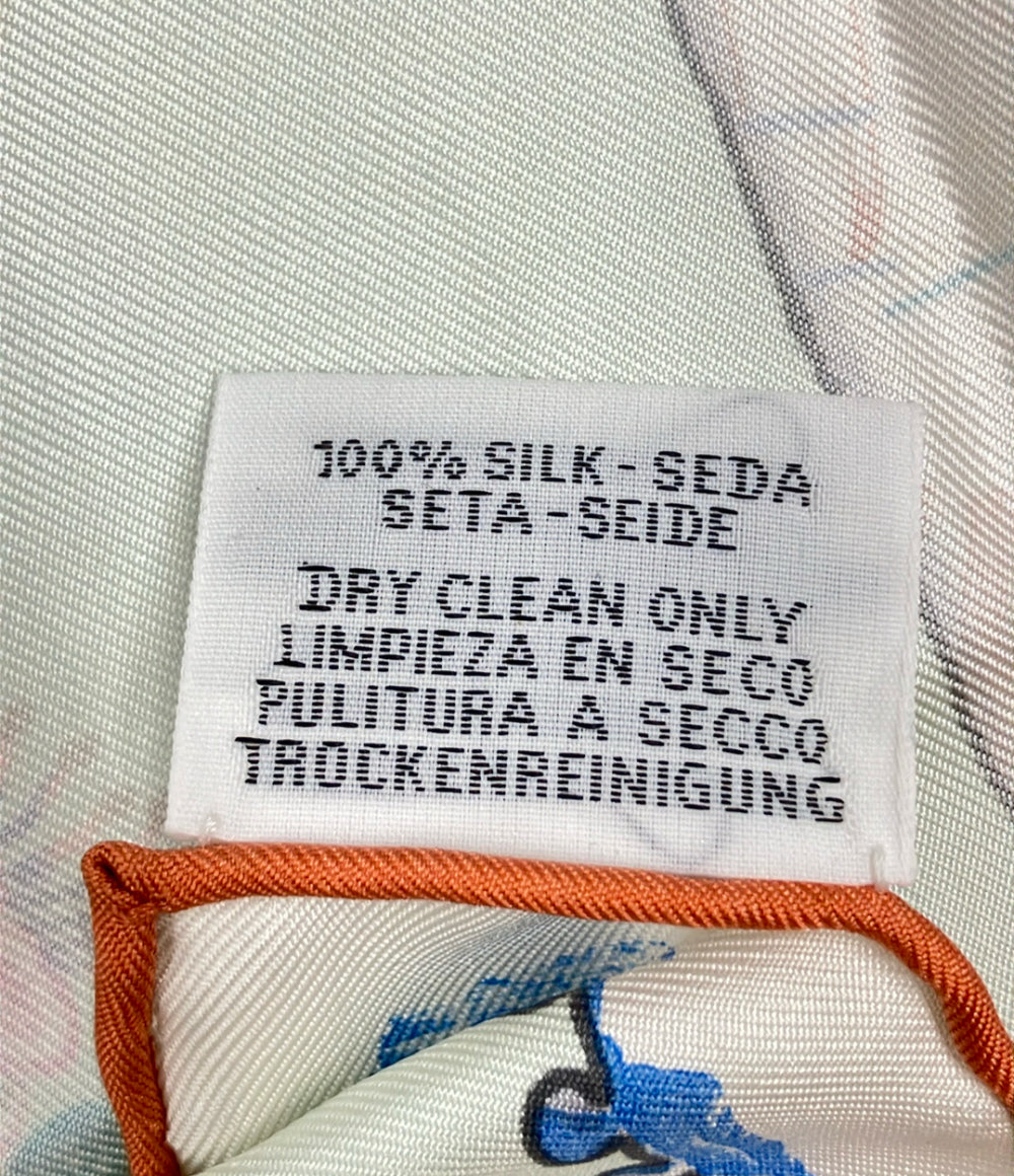 HERMES スカーフ シルク100% カレ90 Chevaloscope レディース エルメス