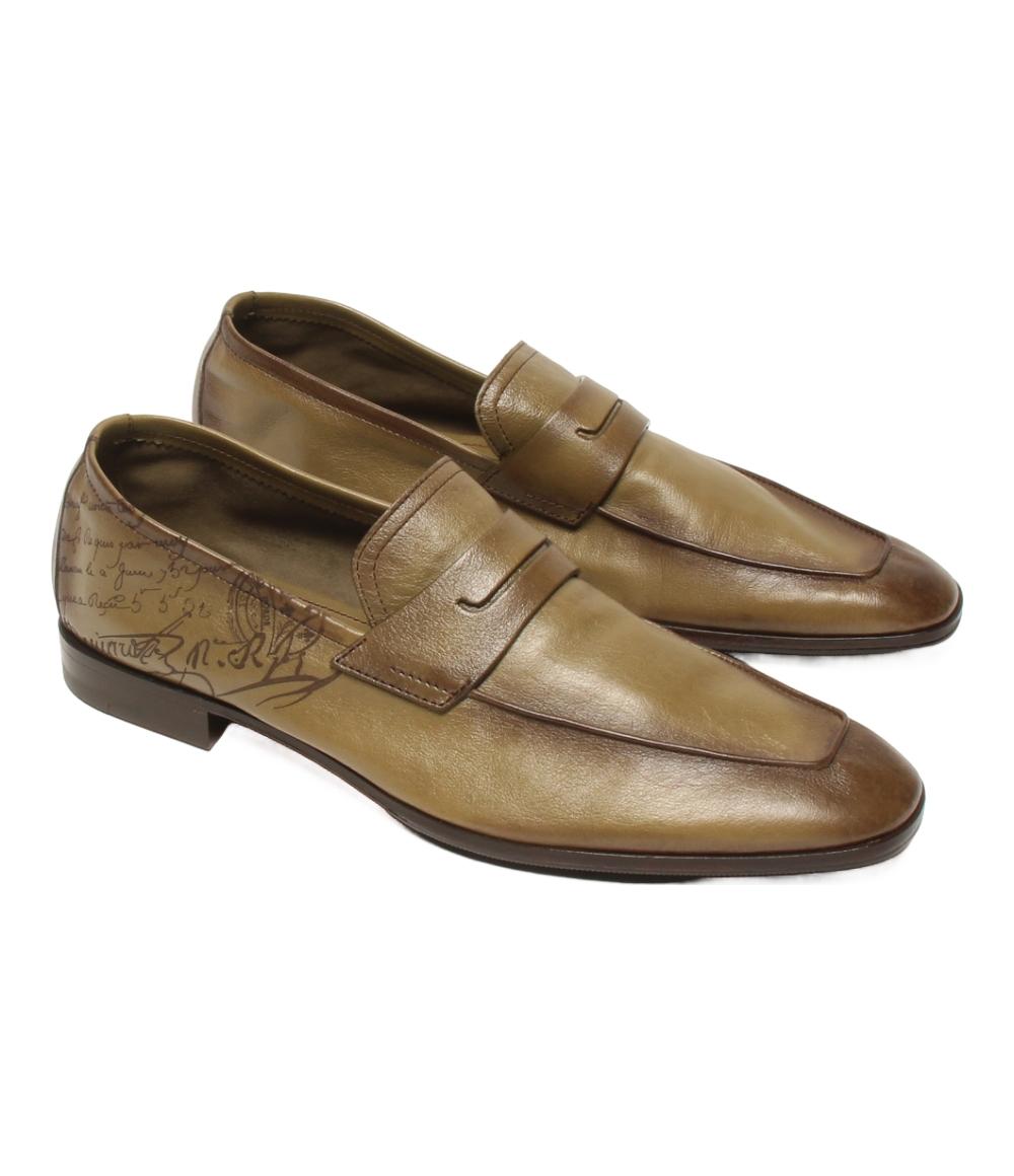 美品 ベルルッティ ローファー ロレンツォ メンズ SIZE 8 1/2 (L