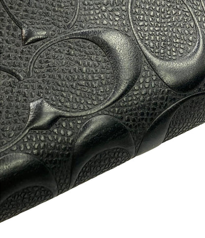 COACH ラウンドファスナー長財布 シグネチャー F58113 メンズ コーチ