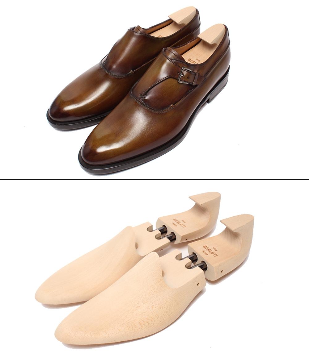 美品 Berluti シングルモンクストラップシューズ ビジネスシューズ