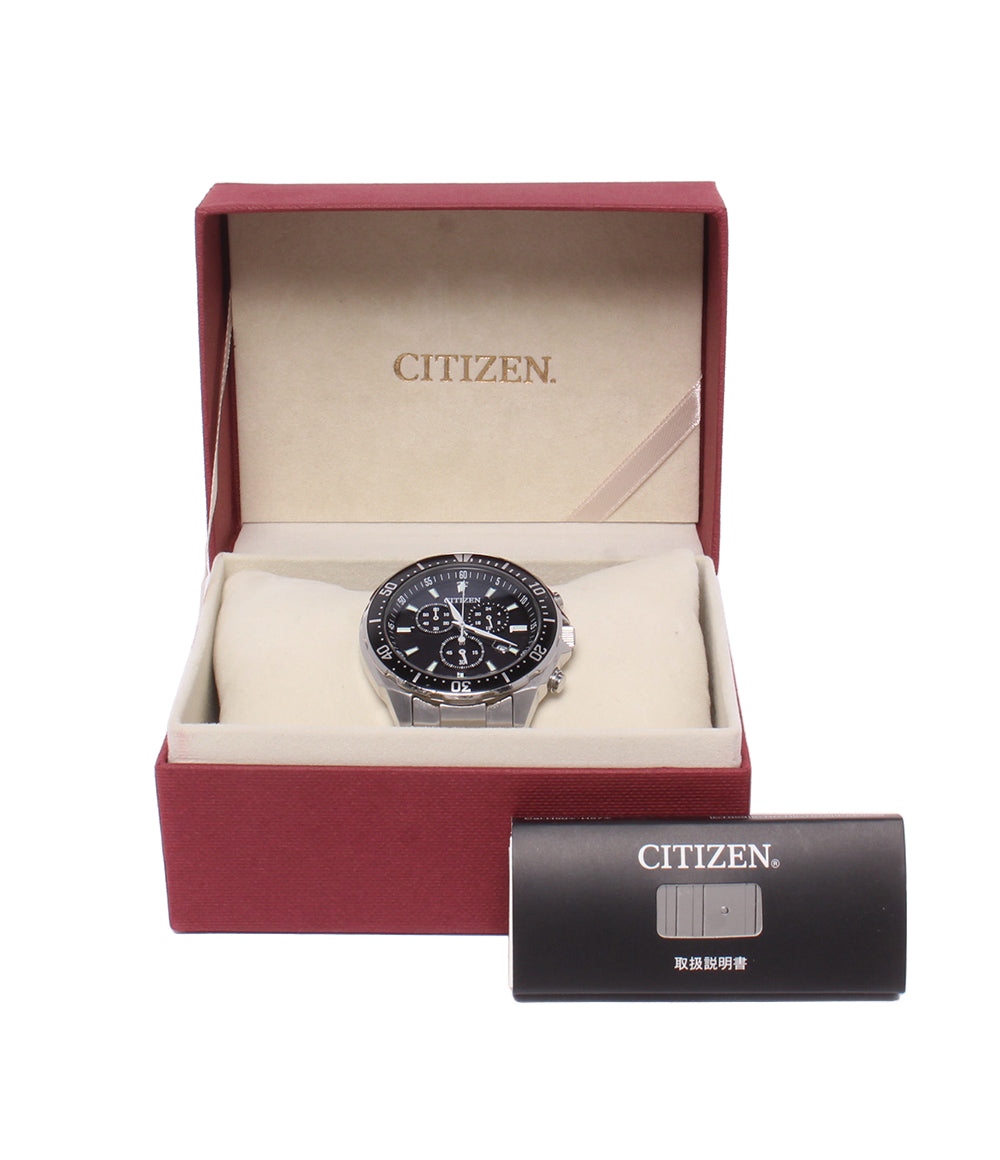 CITIZEN 腕時計 ソーラー ブラック MK-E019 メンズ シチズン