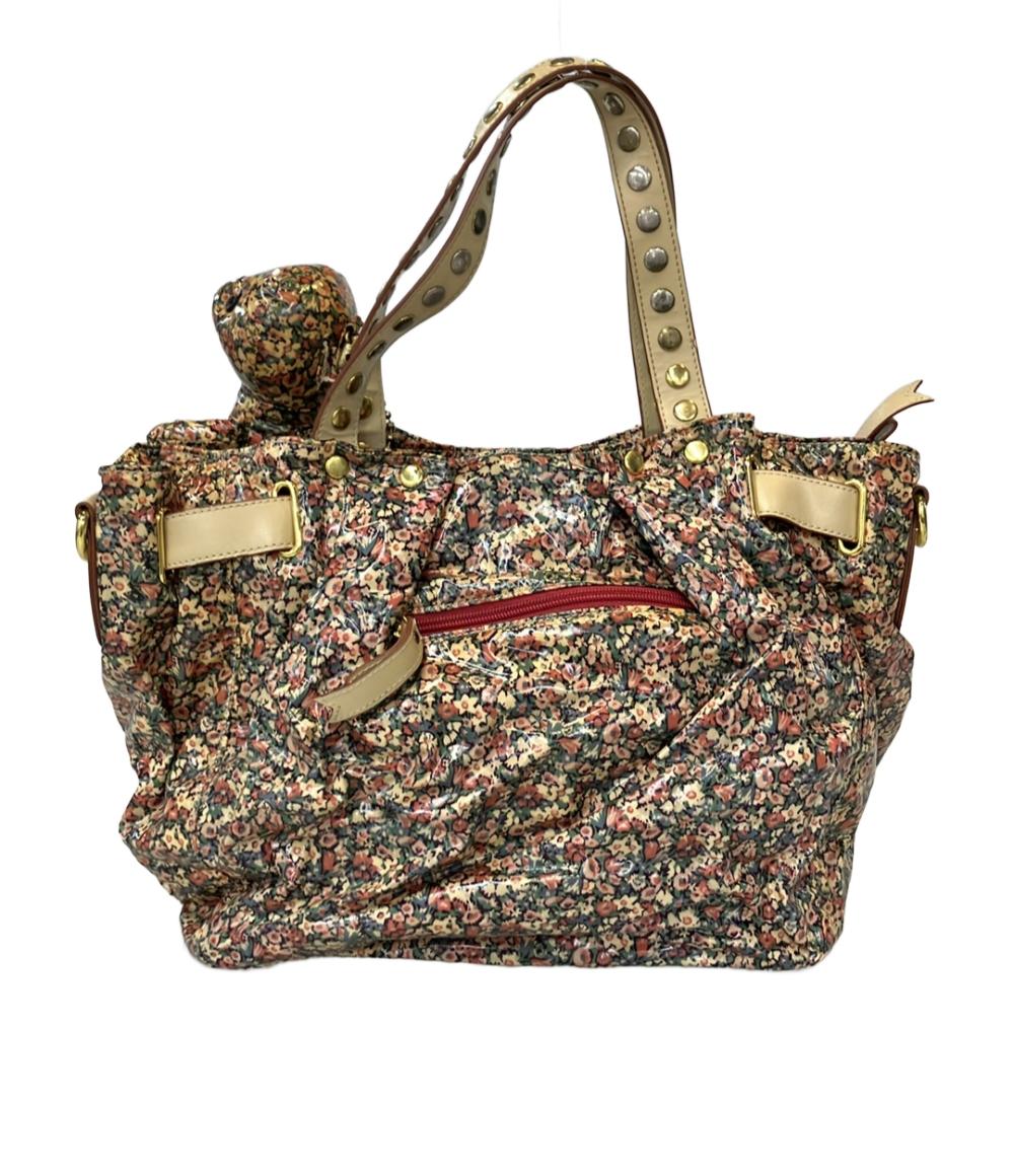 Samantha Thavasa トートバッグ 肩掛け 花柄 レディース サマンサ