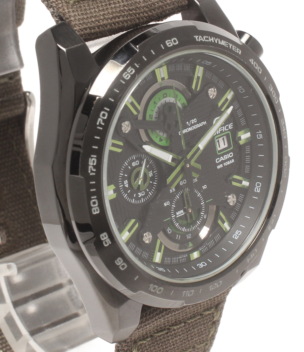 CASIO 腕時計 エディフィス EDIFICE クオーツ ブラック EFR-523PBJ メンズ カシオ
