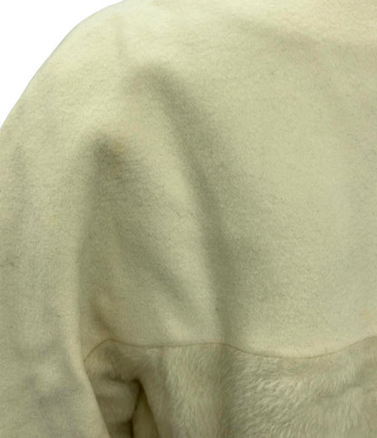 エトロ ノーカラーロングコート ウールアルパカ切り替え レディース SIZE 40 (L) ETRO