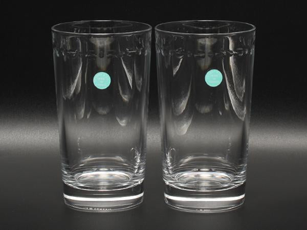 美品 TIFFANY&Co. グラス タンブラー 2点セット ペア スウィング HB
