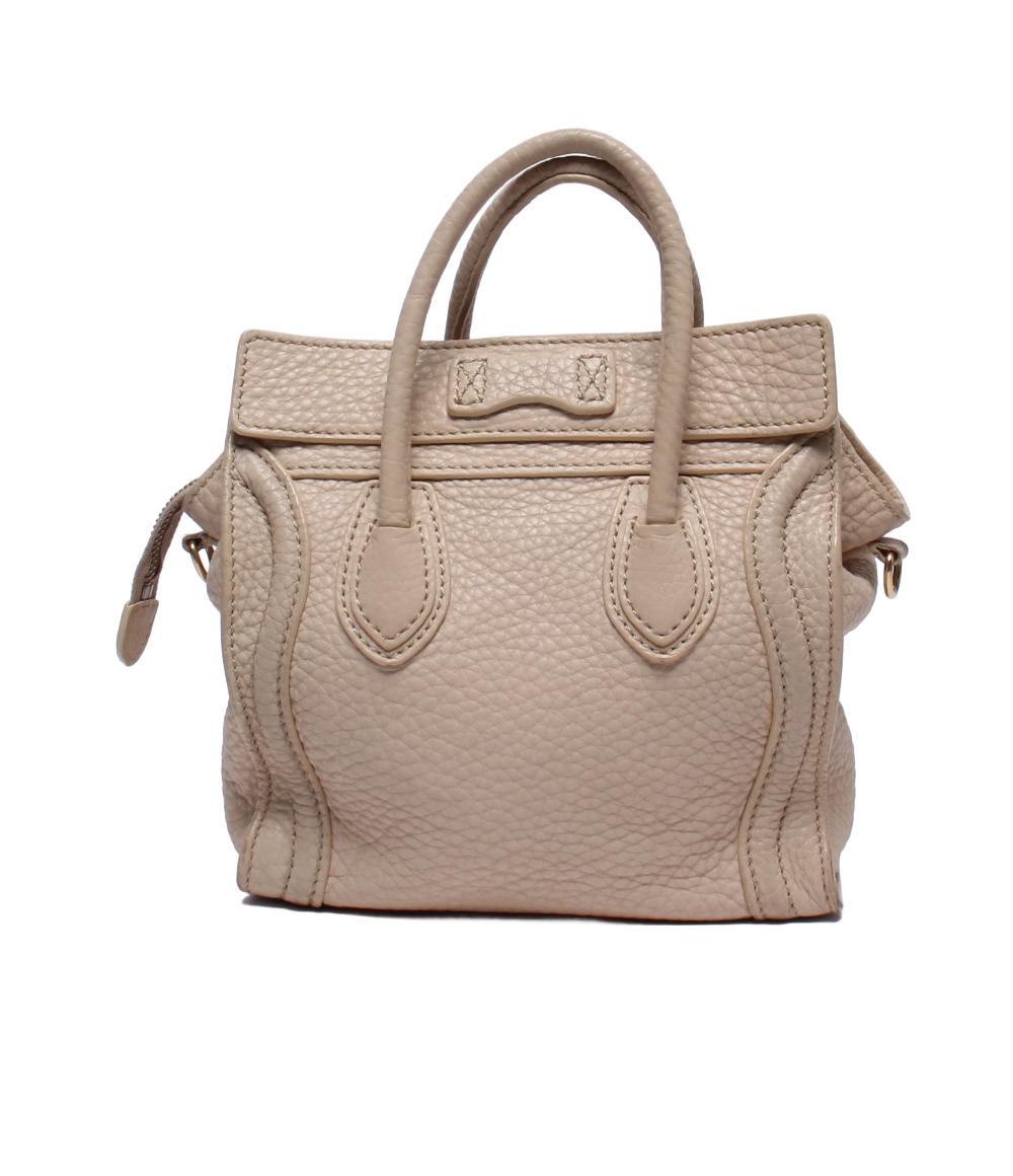 セリーヌ 2wayハンドバッグ ショルダーバッグ ナノ 斜め掛け ラゲージ レディース CELINE