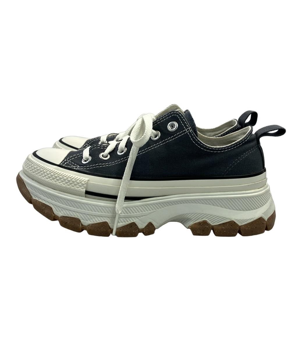 CONVERSE ローカット厚底スニーカー オールスター トレックウエーブOX 1SE008 レディース SIZE 24.5 (L) コンバース