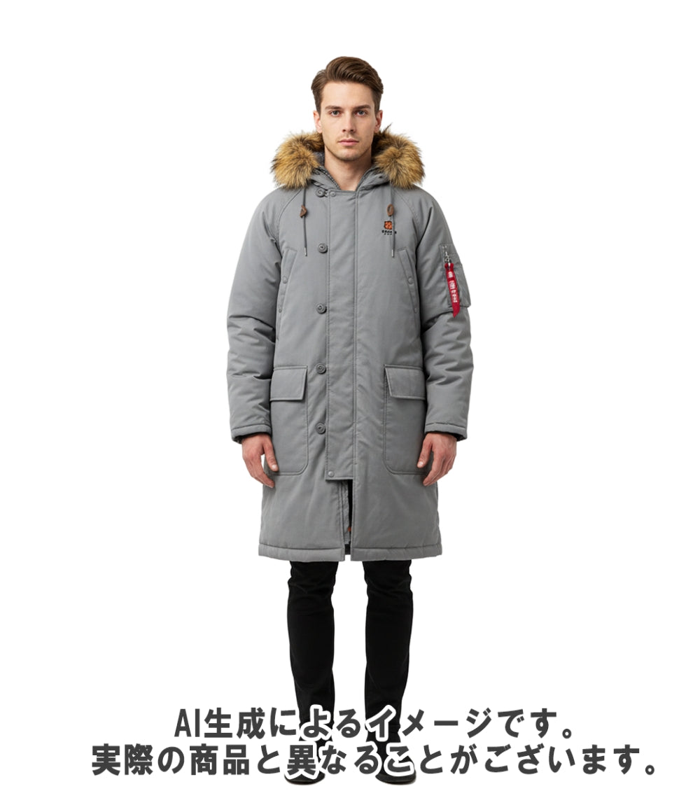 KENZO モッズコート フェイクファー フード付き ロングパーカー NIGO 22AW FC65OU1229OC メンズ SIZE S ケンゾー