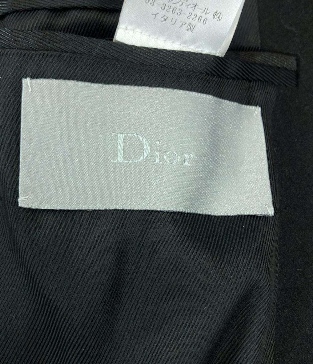 DIOR HOMME チェスターコート ラップ ブラック ウール 09AW 9H3131800315 メンズ SIZE 46 (M) ディオール・オム