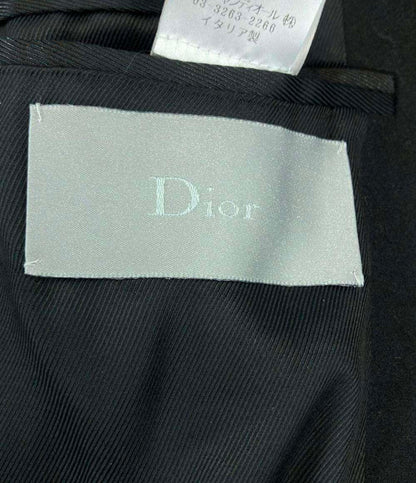DIOR HOMME チェスターコート ラップ ブラック ウール 09AW 9H3131800315 メンズ SIZE 46 (M) ディオール・オム