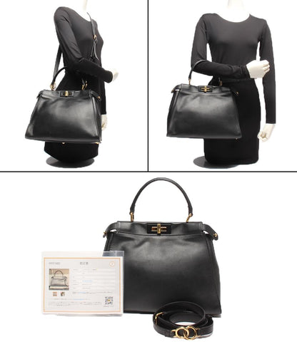 フェンディ 2wayハンドバッグ ショルダーバッグ 斜め掛け ピーカブーミディアム レディース FENDI