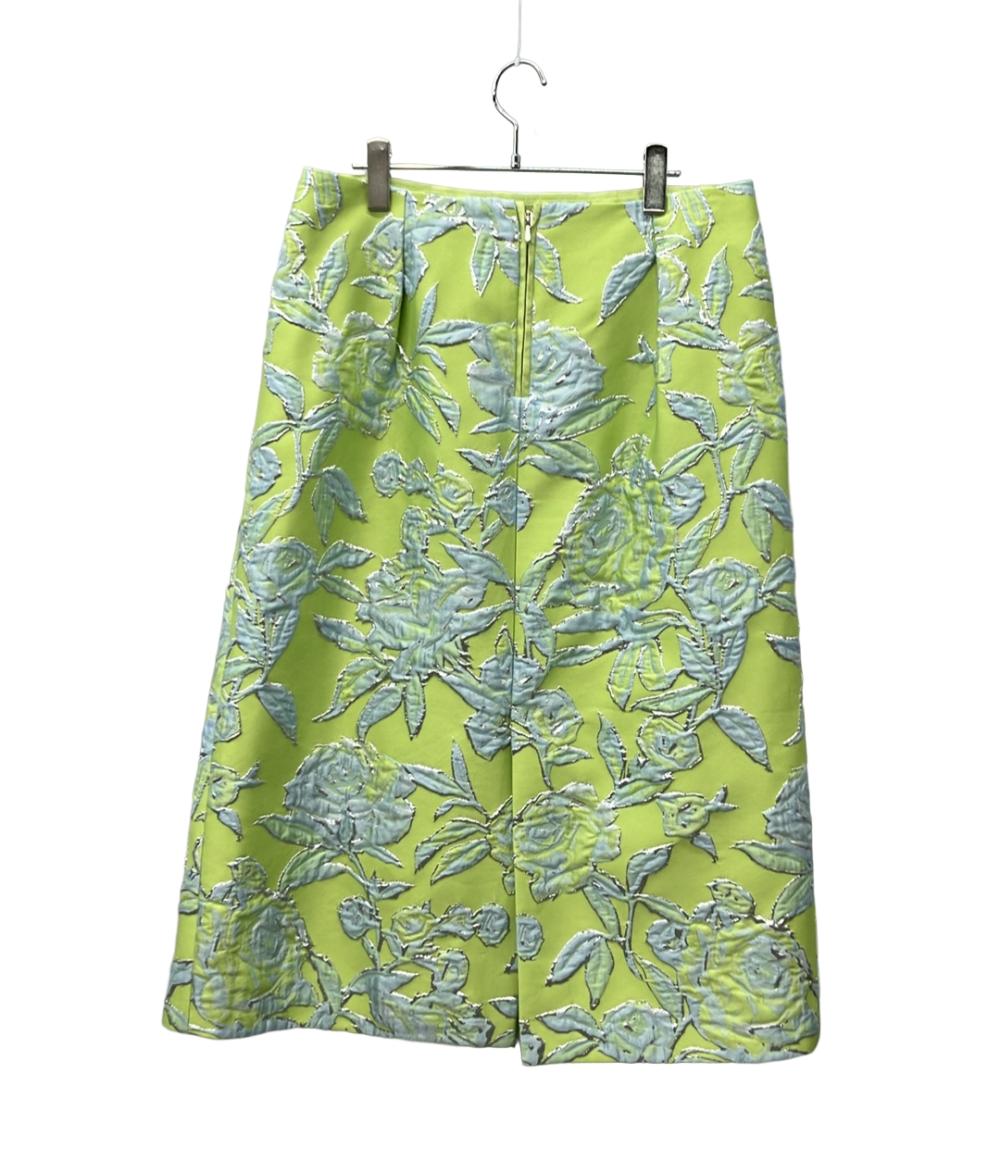 Drawer ロングスカート タイト風 花柄 6524-299-1706 レディース SIZE 40 (M) ドゥロワー