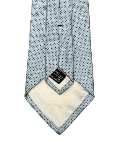 美品 GUCCI ネクタイ シルク100% ドット柄 メンズ グッチ