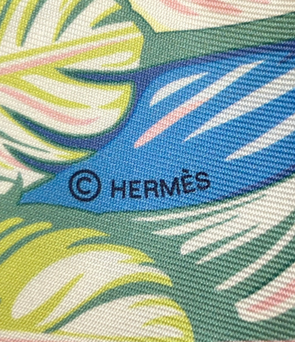 HERMES シルクスカーフ ツイリー ダンス・パシフィック　エルメス HERMES ツイリー スカーフ シルク 100% ダンスパシフィック レディース