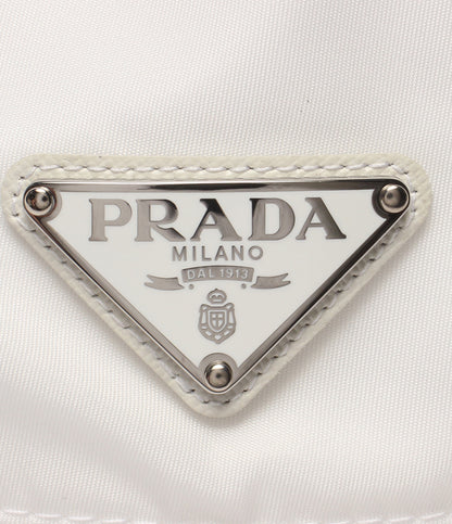 美品 PRADA バケットハット 三角プレート RE-NYRON 1HC137 レディース メンズ SIZE M プラダ
