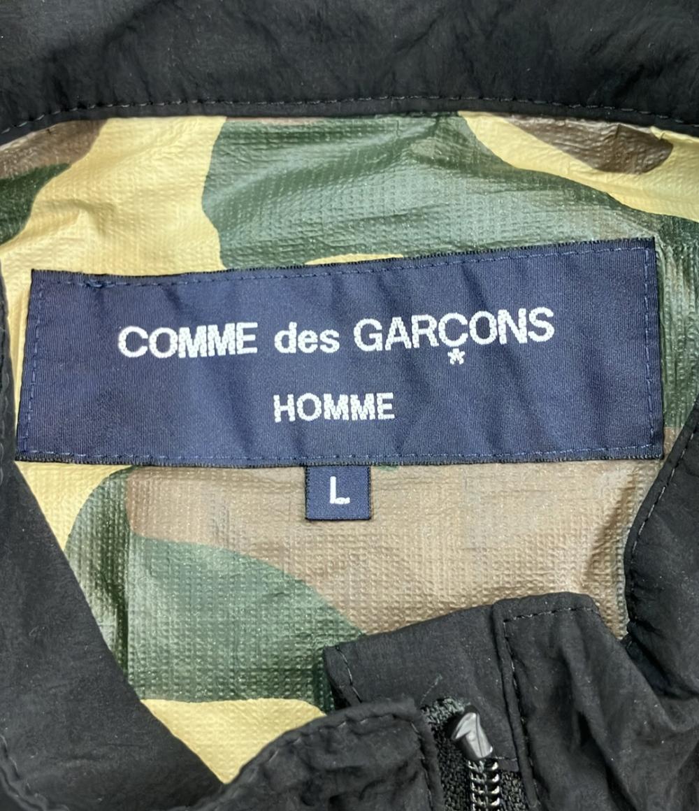 美品 COMME des GARCONS HOMME ナイロンベスト 裏地迷彩柄 HM-V001 メンズ SIZE L コムデギャルソンオム