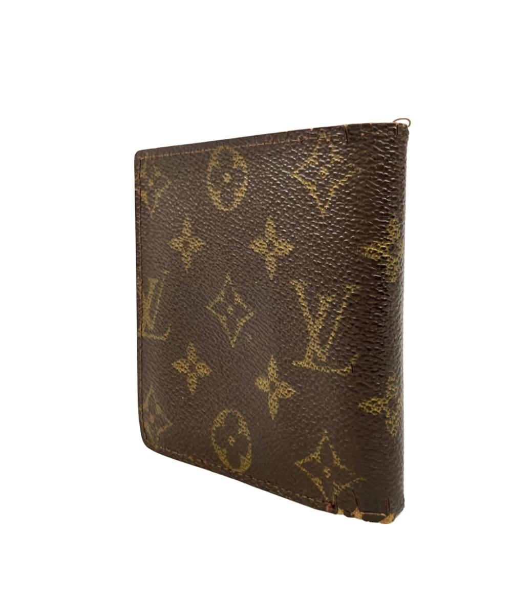 訳あり LOUIS VUITTON 二つ折り財布 ポルト ビエ カルト クレディ モネ モノグラム M61665 レディース ルイ・ヴィトン