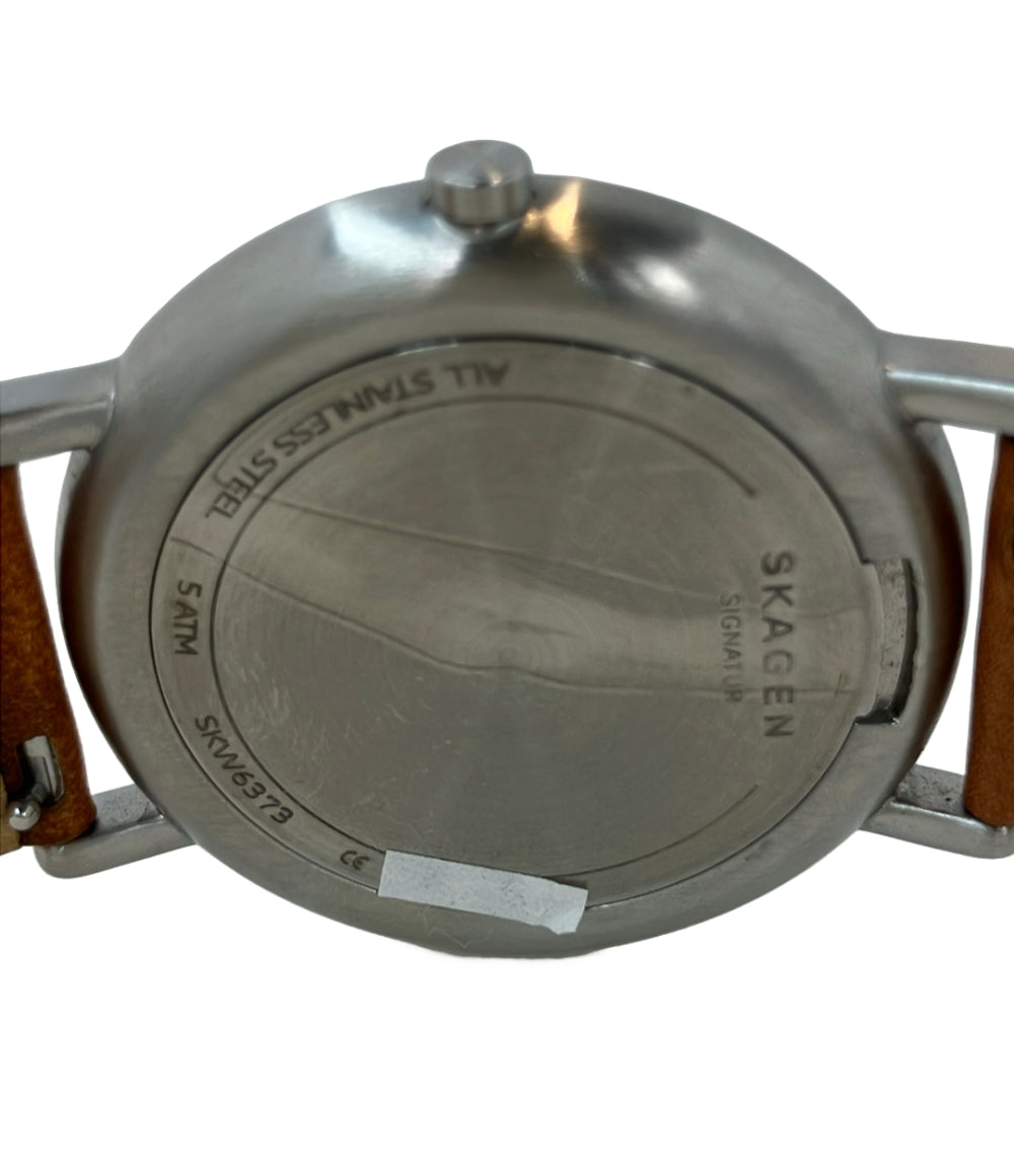 SKAGEN 腕時計 クオーツ グレー SKW6373 メンズ スカーゲン