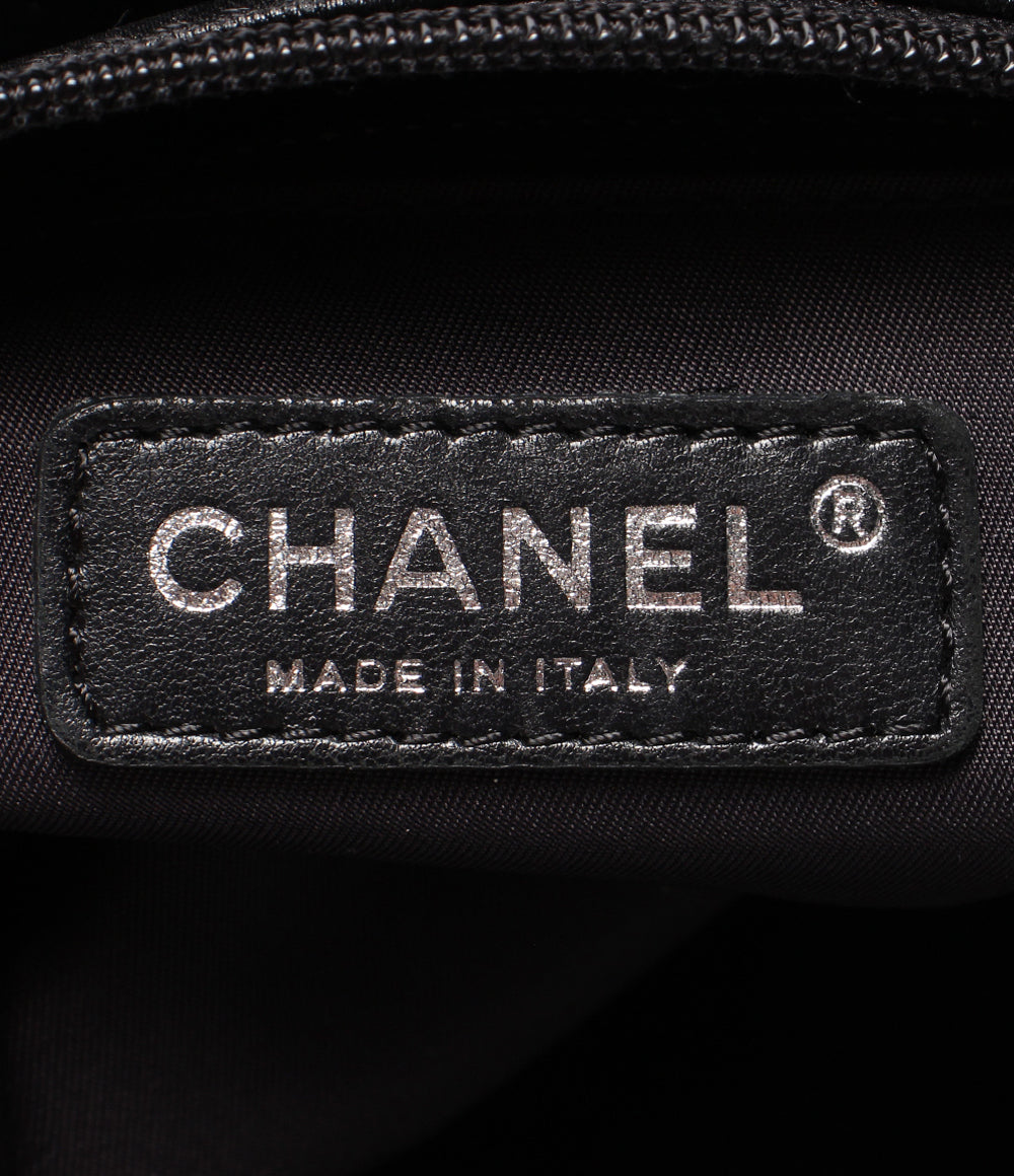 訳あり CHANEL トートバッグ シルバー金具 パリビアッツトートPM 11番台 レディース シャネル