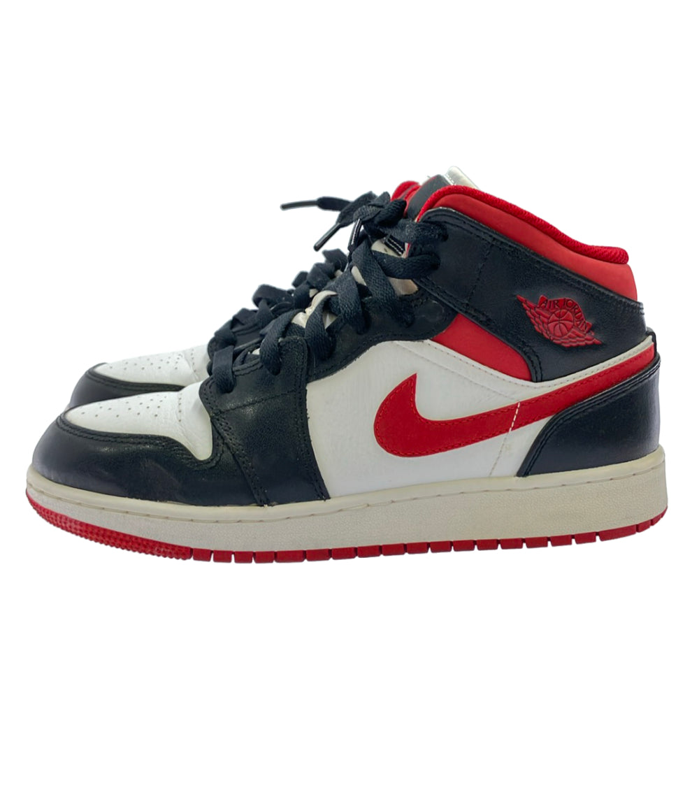 NIKE ハイカットスニーカー エアジョーダン1 ミッド DJ4695-122 レディース SIZE 24.0 ナイキ