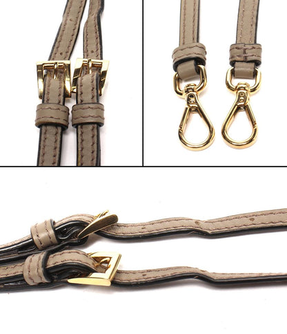 美品 PRADA 2wayショルダーバッグ ハンドバッグ 斜め掛け CLAYGRAY Re-Edition 1978 バケットバッグ レディース プラダ