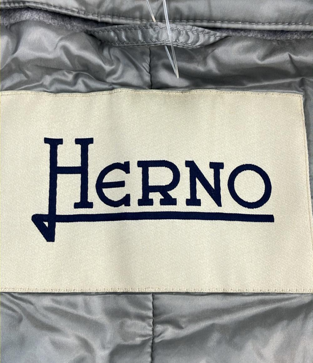 ヘルノ カシミヤ&ナイロンコート レディース SIZE 42 (L) Herno