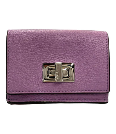 FENDI 三つ折り財布 マイクロ レザー 8M0426A91BF1JN2 レディース フェンディ