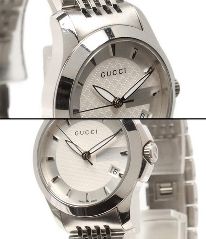 GUCCI 腕時計 Gタイムレス クオーツ ホワイト 126.5 レディース グッチ