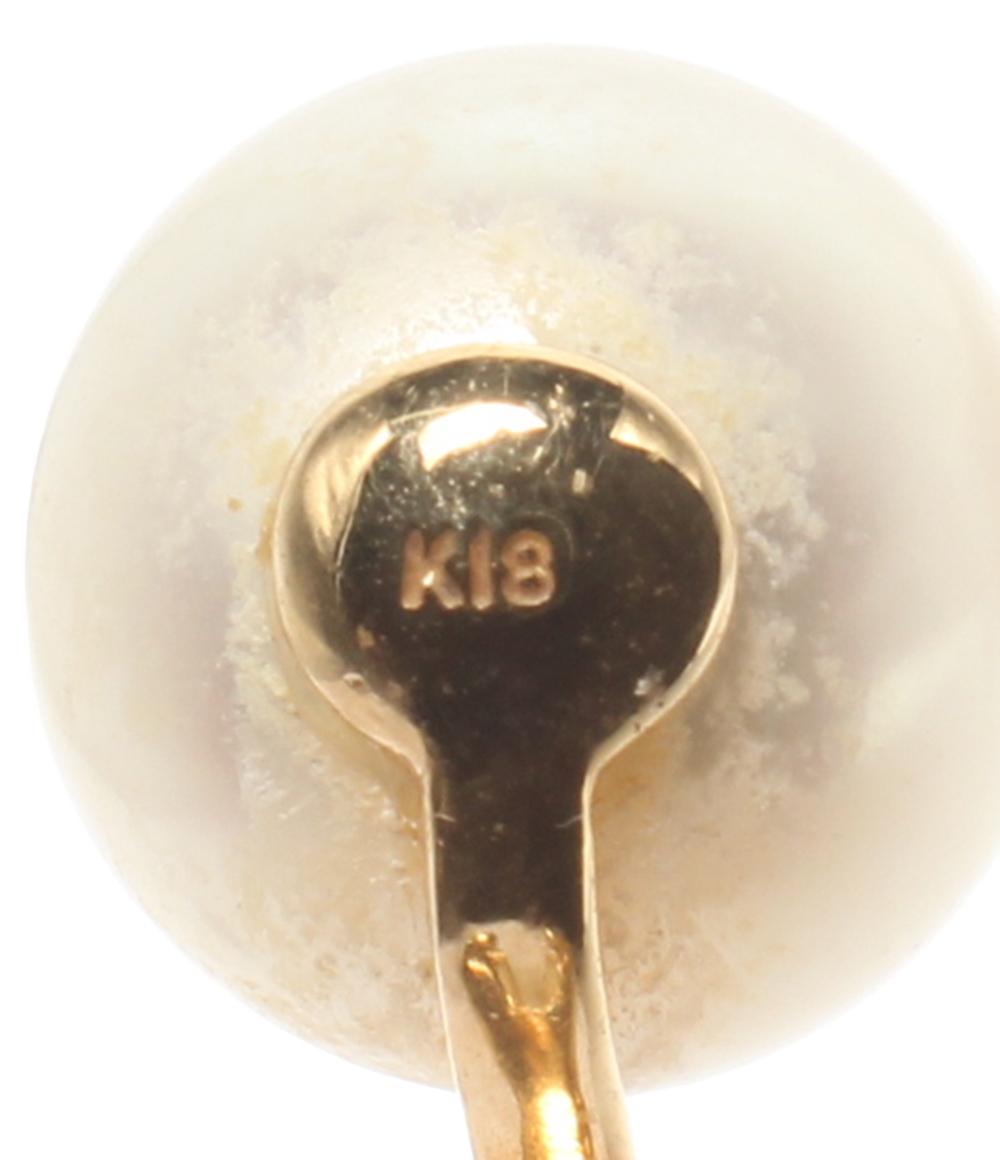 イヤリング K18 パール11.0mm レディース