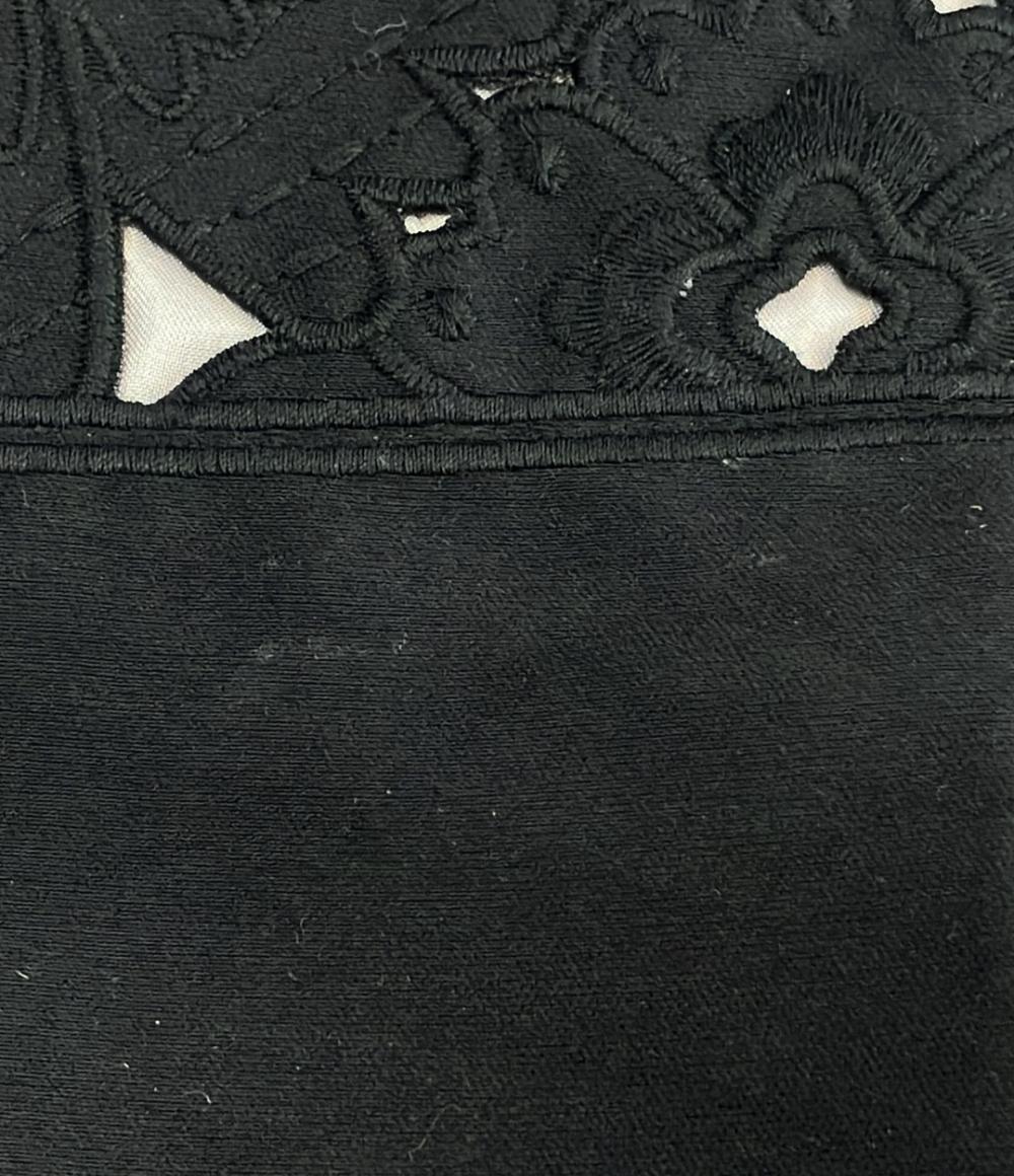 美品　ケイトスペード　唐辛子柄　ノースリーブワンピース　ハバネロ　2 ブラック Kate Spade NEW YORK ノースリーブワンピース レディース SIZE 6