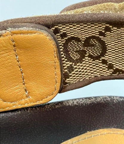 GUCCI サンダル GGキャンバス レディース SIZE 36.5 (M) グッチ