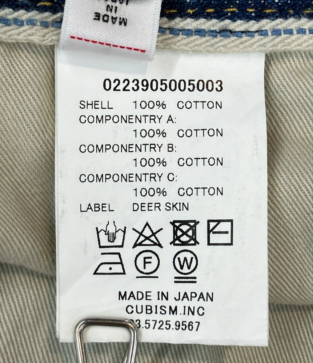 VISVIM ジャーニーマンクラッシュタックデニムパンツ ダメージ加工 メンズ SIZE 2 ビズビム