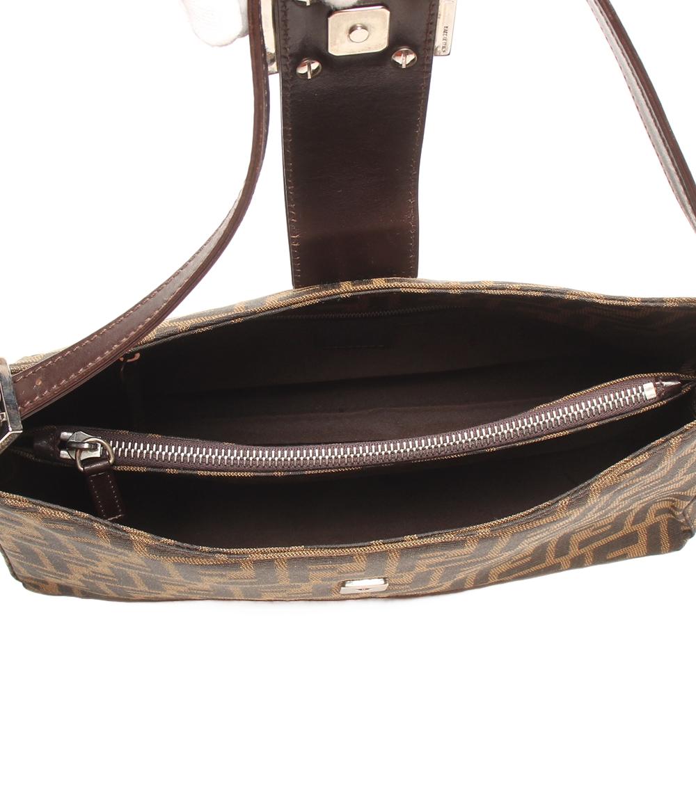 マンマバケット ハンドバッグ ワンショルダーバッグ FENDI フェンディ マンマバケット ショルダーバッグ ブラック コットン