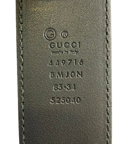 GUCCI ベルト マイクログッチシマ 449716 メンズ グッチ