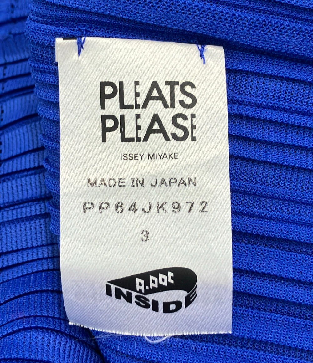 PLEATS PLEASE 長袖 ハイネック カットソー レディース SIZE 3 (L) プリーツプリーズ