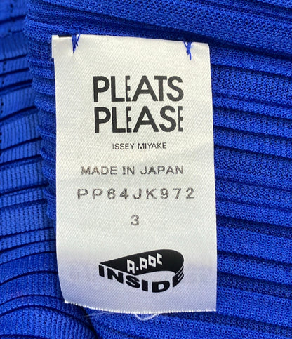 PLEATS PLEASE 長袖 ハイネック カットソー レディース SIZE 3 (L) プリーツプリーズ